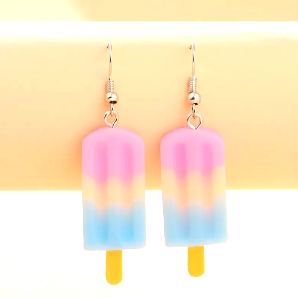 Popsicle Pink Earrings